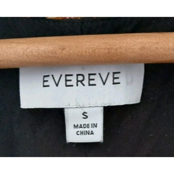 Evereve Olivia Flounce Mini Dress Size Small Brown Floral Elastic Waist Fall - Picture 5 of 9